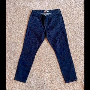 Banana Republic jacquard skinny jeans